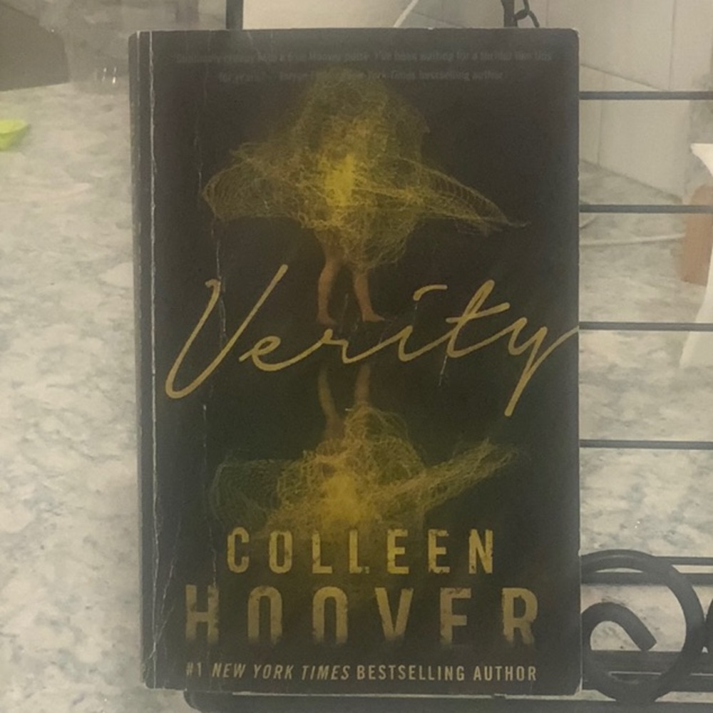 'Verity' Book - Black and Yellow Cover
